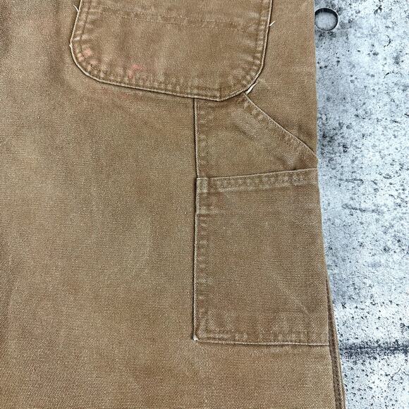 Carhartt B111BRN Duck Canvas Lined Carpenter Pants 40x32 - Picture 8 of 11